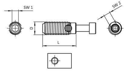 Automatikverbinder Nut 6 Profil I